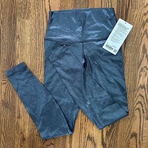 NWT Lululemon Align Shine Rib Leggings, Sz: 4